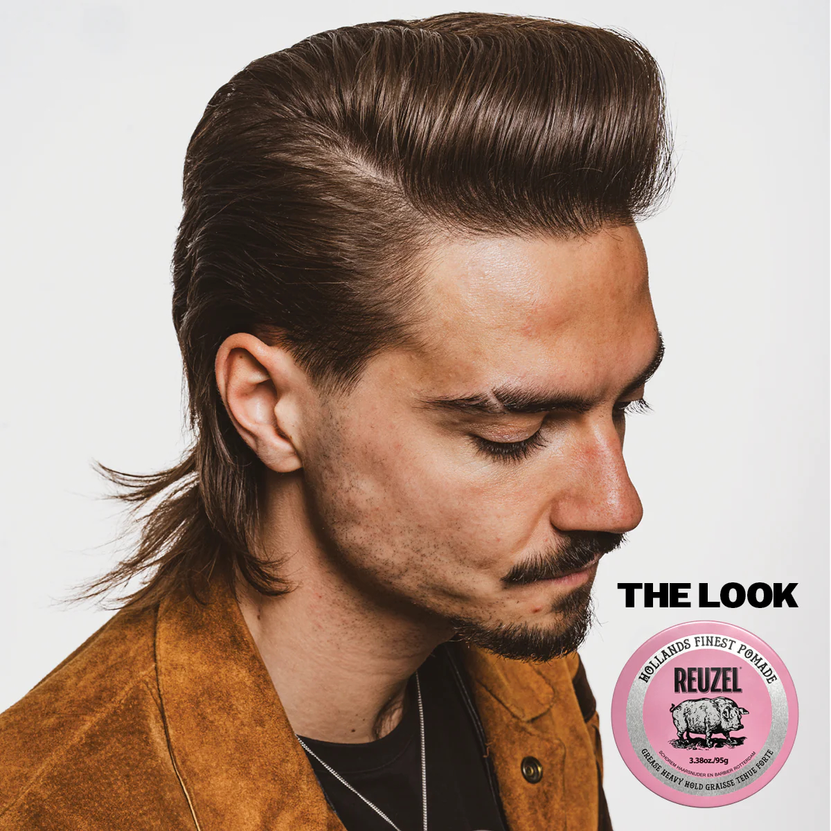 Pink Pomade Look 1