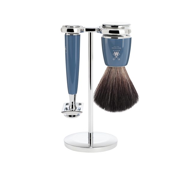 MÜHLE Safety Razor scheerset van de Rytmo lijn in essenhout.