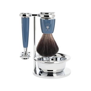 MÜHLE Safety Razor scheerset van de Rytmo lijn in essenhout.