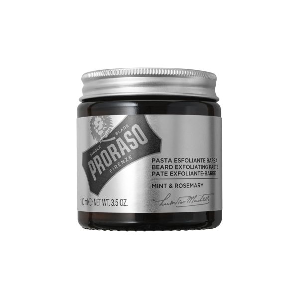 Baard scrub van Proraso met Munt & rozemarijn