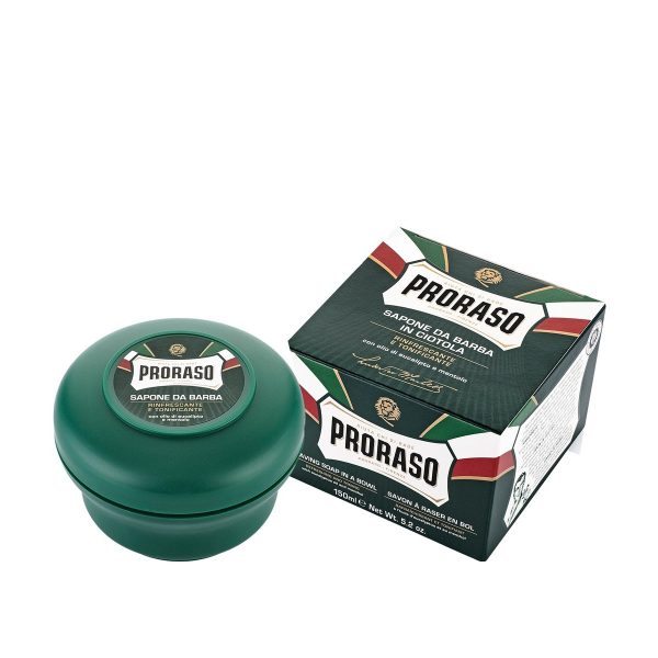 Scheerzeep green refreshing van Proraso