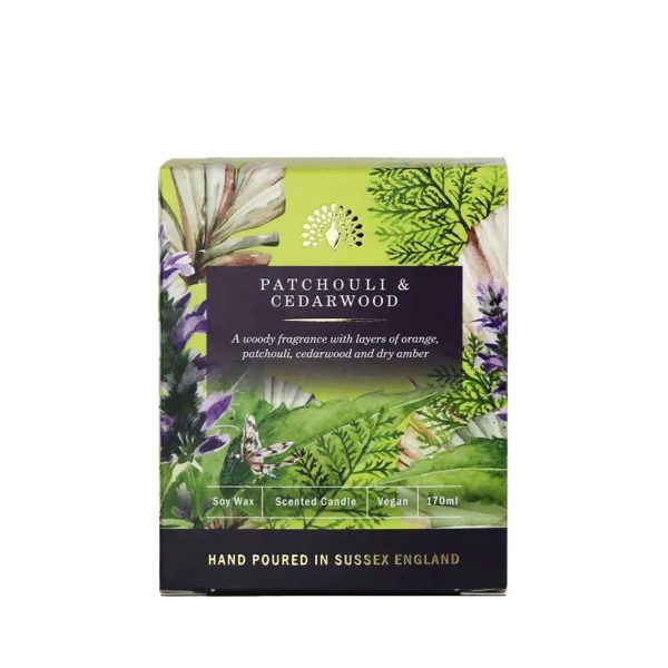 Geurkaars - Patchouli & Cedarwood